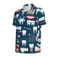 thumbnail image 4 of Wukai Dental Men’s Polo Shirts,Quick-Dry Athletic Shirt,Classic Fit Shirts-Small, 4 of 8