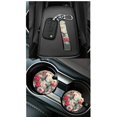 thumbnail image 3 of KUIFORTI Peony Print Car Seat Cover Set Wear-Resistant 15 Pack Automotive Front Seat & Bench Back Seat Cover Comfortable Breathable All-Season Protection for Truck SUV, 3 of 7