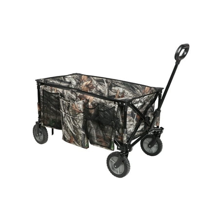 Ozark Trail Camo Print Quad Folding Wagon with Telescoping (Best Weapon To Carry For Self Defense)