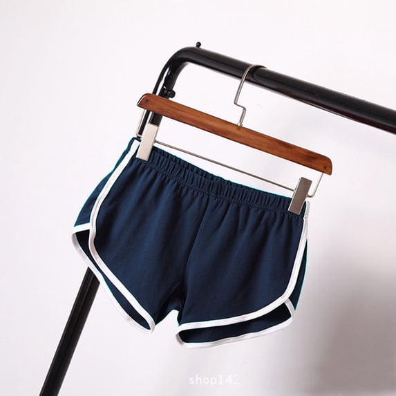 ICHUANYI Women Casual Solid Summer Sports Shorts Workout Yoga Shorts Active Shorts