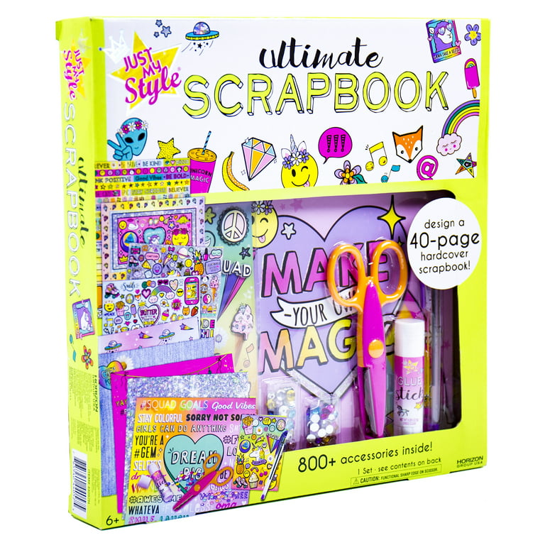 Just My Style Ultimate Scrapbook, Personalize and Decorate A 40-Page DIY  Scrapbook