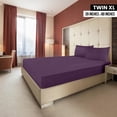 thumbnail image 2 of Sábanas ajustables Utopia Bedding Twin XL, paquete de 2 unidades, color morado, 2 of 6
