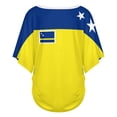 thumbnail image 5 of Women's Football Graphic T-Shirt, Soccer Fans V-Neck Short Sleeve T-Shirt with Print, Soft Lightweight Soccer Apparel Shows Player Number for Soccer Tournament 2026 Dark Blue Size: S, 5 of 5