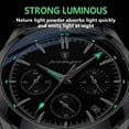 thumbnail image 6 of Poedagar Men Watch Sport Chronograph Fashion Date Quartz Wristwatch Top Swiss Brand Luxury Waterproof Luminous Steel Band Watch - Quartz Wristwatches, 6 of 7