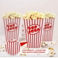 thumbnail image 3 of Popcorn Boxes for Party 40 pack - Paper Popcorn Buckets - Red and White Popcorn Bags for Popcorn Machine, Movie Theater Decor Popcorn Container, Carnival Circus Party Popcorn Bowl, 3 of 3