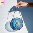 thumbnail image 2 of DNA Science Molecule Glass Suncatcher, DNA Helix glass hanging, ,Perfect Medical Grad Gift, doctor, Nurse, Microbiology, Biomedical, Chemistry, 2 of 3