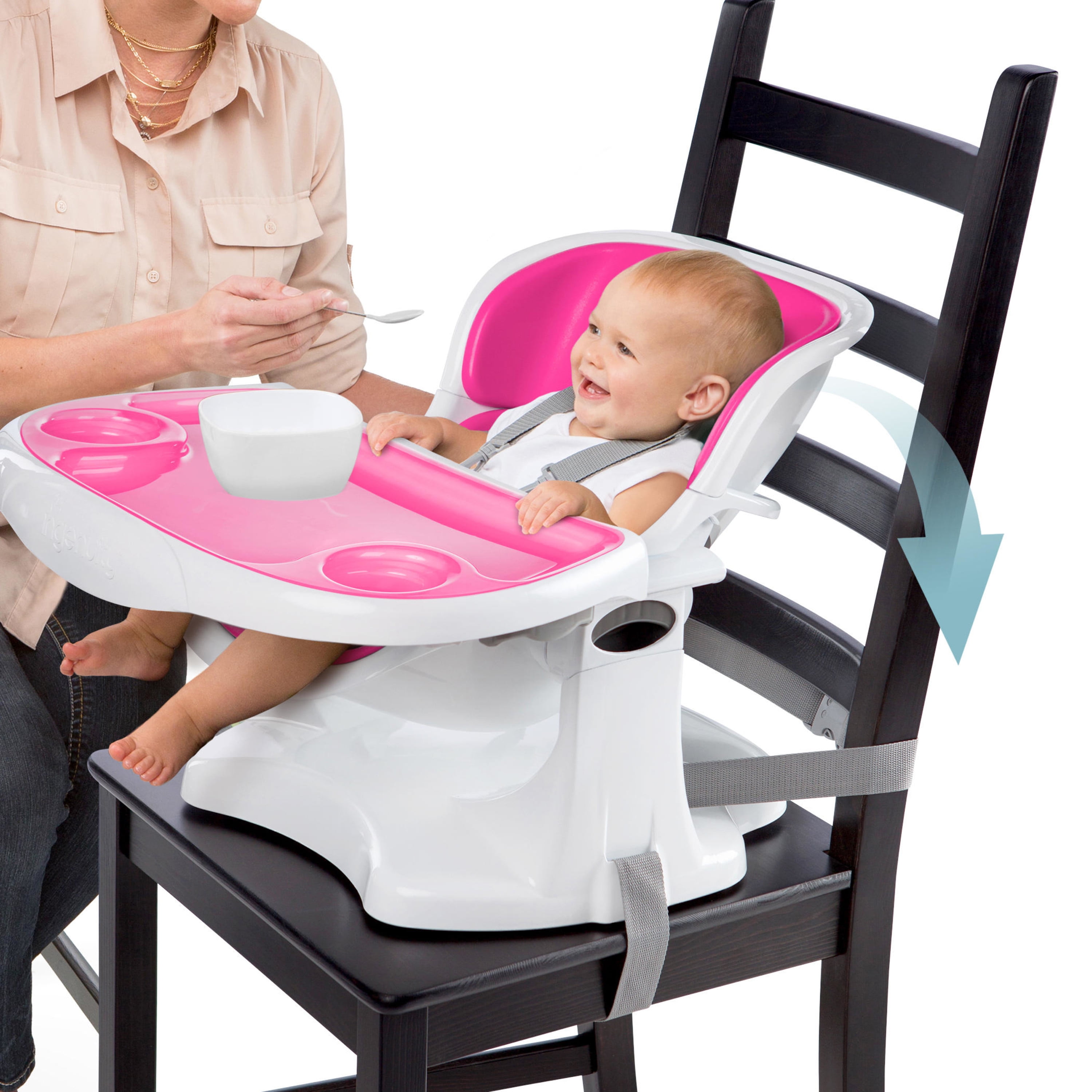 Ingenuity Smartclean Chairmate High Chair Magenta