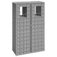 thumbnail image 1 of vidaXL Gabion Basket Posts 2 pcs 40x40x140 cm Iron, 1 of 4
