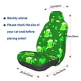 thumbnail image 3 of Yiaed St Patrick's Day2 Print Car Seat Covers,Universal Auto Seats Protector Fits for Car,SUV Sedan,Truck,Automotive Seat Covers & Accessories, 3 of 5