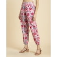 thumbnail image 2 of Moomaya Printed Elastic Waist Boho Pajama Pants, Cotton Yoga Pants With Pockets, 2 of 9