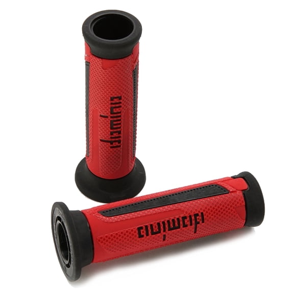 Domino Turismo 7/8" Red/Black Twist Throttle Handlebar Grips (A35041C4042C7-0)