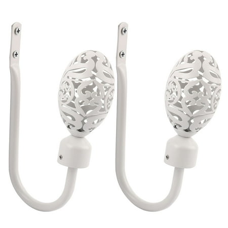 Metal Hollow Out Oval Design Tie Backs Curtain Holdback Hold Backs