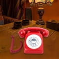 thumbnail image 6 of Tachiuwa Wedding Phone Vintage Design Phone Decorative Retro Design Table Telephone for Anniversary Gathering Red, 6 of 9