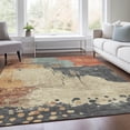 thumbnail image 5 of Dalyn Rugs Machine Washable Indoor/Outdoor Chantille Paprika 10' x 14' Rug, 5 of 9