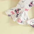 thumbnail image 5 of TOWED22 Newborn Baby Girl Clothes Mama is My Bestie Outfit Short Sleeve Romper Shorts Headband 3Pcs Summer Clothes Set Pink,0-3 M, 5 of 9