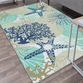 thumbnail image 2 of Alfombra Tritard Nautical Coastal antideslizante, lavable a máquina, 91 x 152 cm, 2 of 7