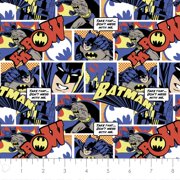DC Comics Batman Color Pop Comics Cotton Fabric