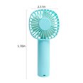 thumbnail image 3 of Newxiaaa Small Room Air Circulator Quiet Fan Personal Small Desk Fan With Base Small Fans For Bedroom Quiet Usb Rechargeable Battery Operated Mini for Sleeping (Khaki), 3 of 7