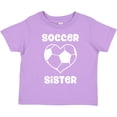 thumbnail image 3 of Inktastic Heart Soccer Sister Girls Toddler T-Shirt, 3 of 5