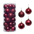 thumbnail image 4 of 24 Piezas Adornos para árboles de Navidad Macarena Bolas de Navidad colgantes inastillables 6 cm, 4 of 7