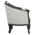 thumbnail image 5 of ACME Furniture Samael Linen Fabric Loveseat with 2 Pillows in Gray/Dark Brown, 5 of 10