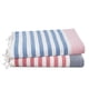 thumbnail image 1 of Toalla de playa LANE LINEN extra grande, paquete de 2 unidades, 39 x 71 cm, Old Glory Pink, 1 of 7