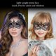 thumbnail image 4 of Máscara de mascarada Exlinonline Lightweight Metal Black Queen, 4 of 5