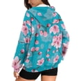 thumbnail image 2 of COEQINE Women's Full Zip Up Hoodie Lovely Cows and Sunflowers Pattern Oversized Sweatshirts Long Sleeve Soft Casual Wear Fall Winter Outfits Jacket with Pockets, 2XL, 2 of 7