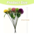 thumbnail image 3 of Luysn Artificial Dandelion Flowers(1Pc/10.6")Fake Plants,Plastic Faux Stems Flower Outdoor Indoor Home Garden Party Room Office Wedding Table Centerpieces Diy Filler Decoration Fake Dandelion Flower, 3 of 9