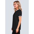 thumbnail image 5 of Woman Within Plus Size Contrast Tee 2-Pack, 5 of 6