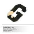 thumbnail image 3 of Uxcell Letter G Chenille Stitch Sew On Letter Patch Camouflage White 3.9" Chenille Embroidered Camo Letter Patch, 3 of 6