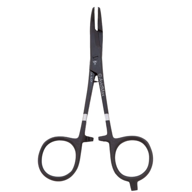 Pinza Tijera Dr. Slick Curva Negra 16,5 cm (6,5")