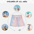 thumbnail image 6 of FORMRS Boys Swim Trunks Quick Dry Mesh Liner Boardshorts Sizes XS-XL, Light Pink Gradient, 6 of 7