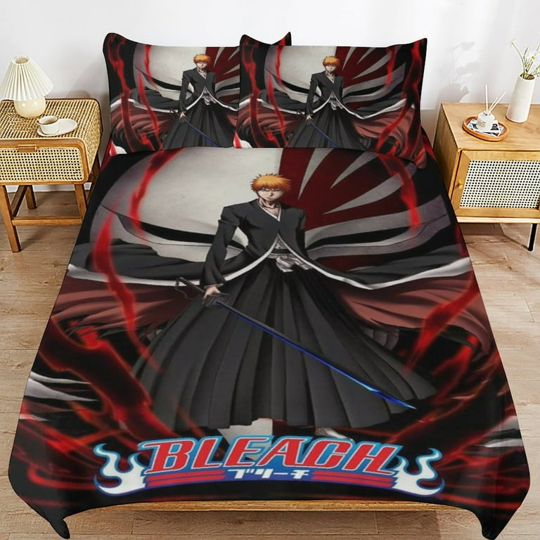 Bleach Piece Anime Comforter Bedding Set Super Soft Quilt