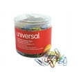 thumbnail image 2 of Universal One Vinyl-Coated Wire Paper Clips, No. 1, Assorted Colors, 500 Ct, 2 of 4