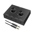 thumbnail image 3 of 3.5mm Audio Switch Professional Output Stereo AUX Audio Selector Compact, 3 of 8