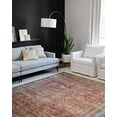 thumbnail image 2 of Loloi II Layla Collection LAY-01 Brick / Blue, Traditional Area Rug, 9'-0" x 12'-0", 2 of 2