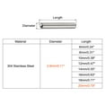 thumbnail image 2 of 2.8x20mm Dowel Pins, 50 Pack Round Head Flat Chamfered End Dowel Pin, 2 of 6