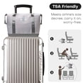 thumbnail image 4 of Expandable Rolling Travel Bag with 360° Detachable Wheels Foldable Luggage Bag Waterproof Carry on Overnight Tote for Home Storage Gym Moving Camping, 4 of 11