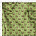thumbnail image 4 of Soimoi Green polyester Crepe Fabric Deer Animal Print Fabric by the Yard 52 Inch Wide, 4 of 5
