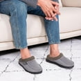 thumbnail image 6 of Ecetana House Slippers for Men Memory Foam Fuzzy Slippers Non Slip House Shoes for Men Indoor/Outdoor, 6 of 7