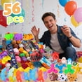 thumbnail image 2 of 56 PCS Party Favors for Kids, Assorted Small Bulk, Mini Goodie Bag Stuffers, Pinata Fillers, Treasure Box & Carnival Prizes, Birthday Gifts, 2 of 6