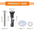 thumbnail image 2 of Kit de Tornillos para Asiento de Inodoro Universal de 4 Piezas, Tornillos de Bisagra de Acero Inoxidable, 2 of 7