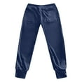thumbnail image 5 of Leggings for Women Tummy Control High Waist Stretchy Running Jogger With Pockets Athletic Women's Yoga Pants,Navy,S, 5 of 5