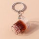 thumbnail image 2 of LLavero de taza de cerveza de simulación creativa, llavero de botella de bebida de fruta para hombres y mujeres, llavero de bolsa, colgantes, dijes, regalos de joyería, 2 of 4