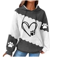 thumbnail image 2 of Neewe Womens Oversized Hoodies Fleece Sweatshirts Fall Fashion 2025 Pullover Sweaters Winter Clothes, 2 of 4