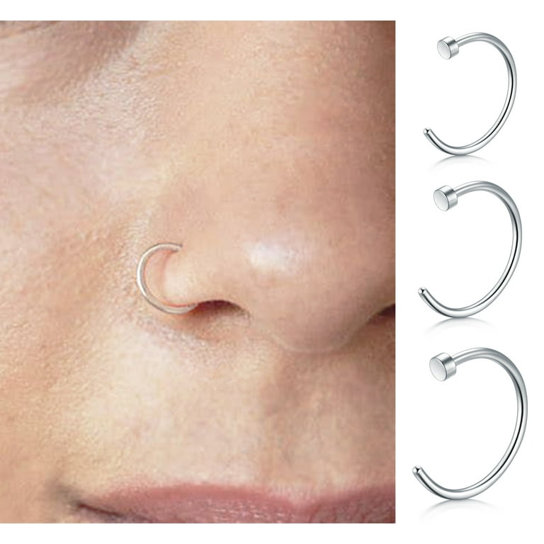 Dropship Fake Nose Ring Stud; Fake Septum Fake Nose Ring For Women