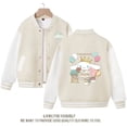thumbnail image 1 of Sanrios Kawaii Anime Cinnamoroll lindo uniforme de béisbol de dibujos animados para niñas primavera otoño nueva chaqueta superior para niños regalo de cumpleaños, 1 of 4