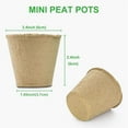 Hilehuti Flower Pots,Biodegradable Flowerpots Flowerpot Garden