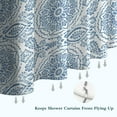 thumbnail image 6 of Blue Ethnic Mandala Pattern Shower Curtain 36"x72" ,Bathroom Decorative Shower Curtains Set with 12 Hooks,Modern Waterproof Washable Shower Curtain, 6 of 6